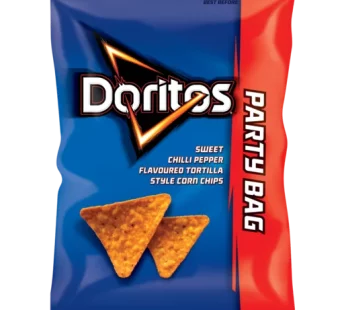 Doritos Party Bag Sweet Chilli Pepper Flavoured Corn Chips 240g